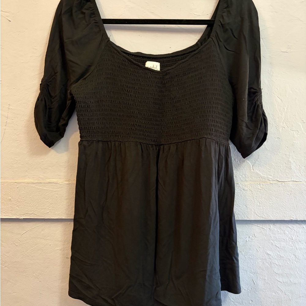 Isabel Maternity by Ingrid & Isabel Black Blouse